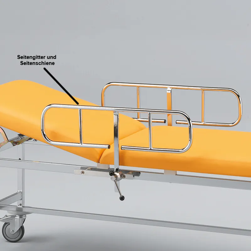 Seitengitter und Seitenschiene