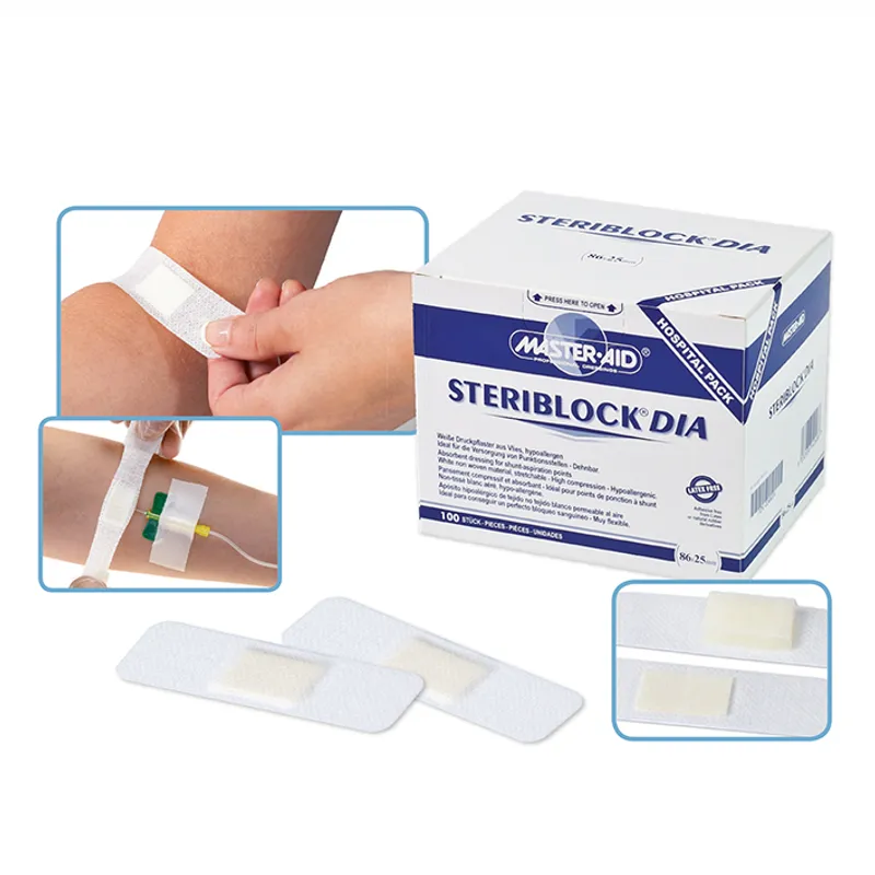 Steriblock Dia Wundauflagen steril weiß, 86 x 25 mm (100 Stck.)