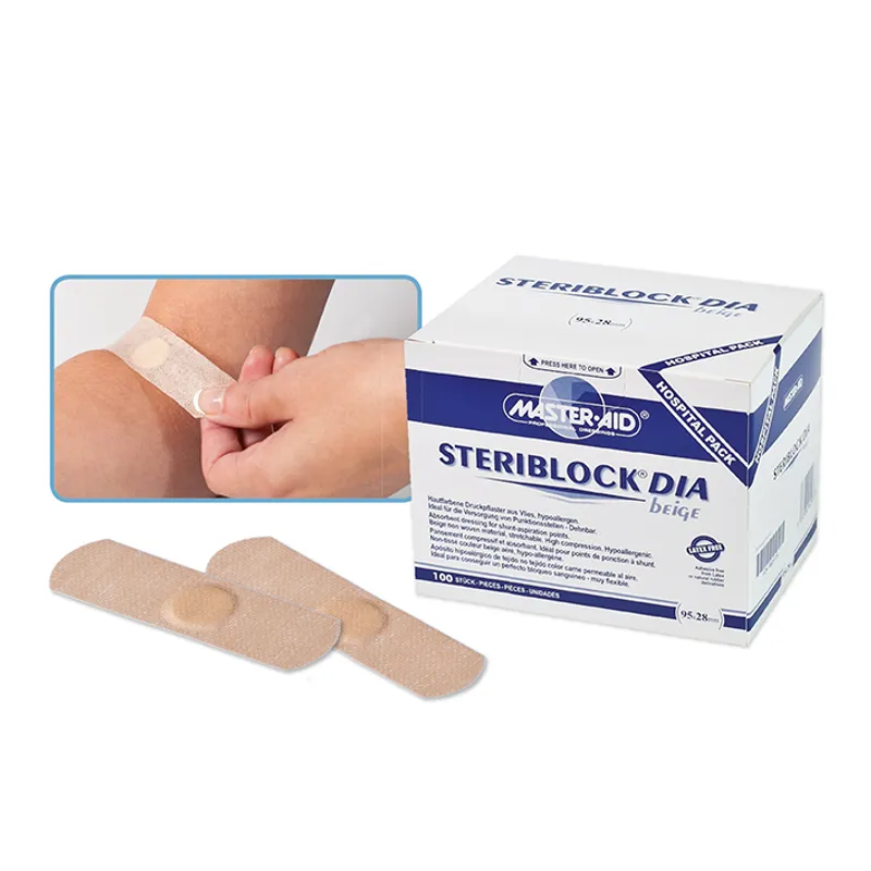 Steriblock Dia Wundauflagen beige, steril 95 x 28 mm (100 Stck.)