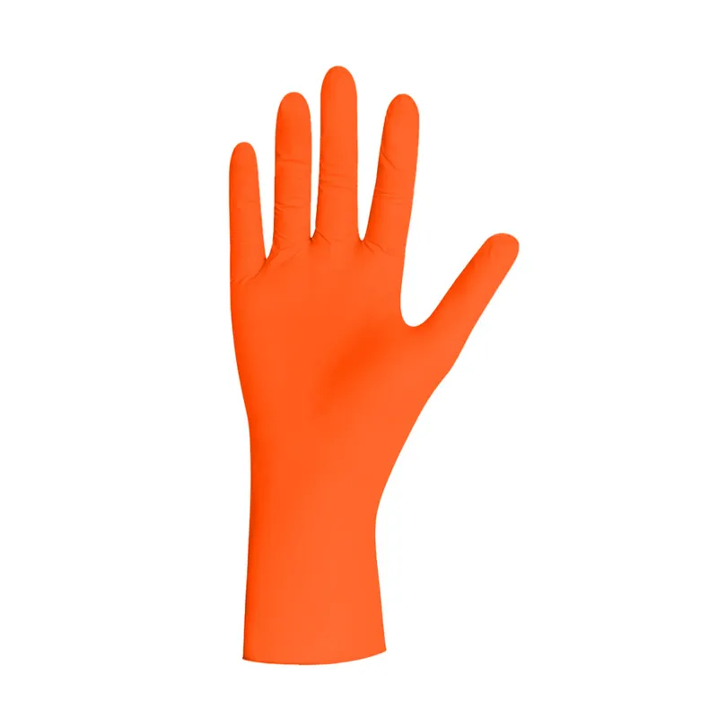 Orange Pearl Nitril U.-Handschuhe Gr. XS, unsteril puderfrei orange (100 Stck.)