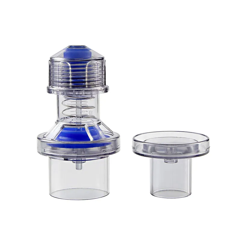 Peep-Ventil, 2-10 cm H2O, 30 mm I.D., mit Zusatzadapter 22 mm (blaue Membrane)