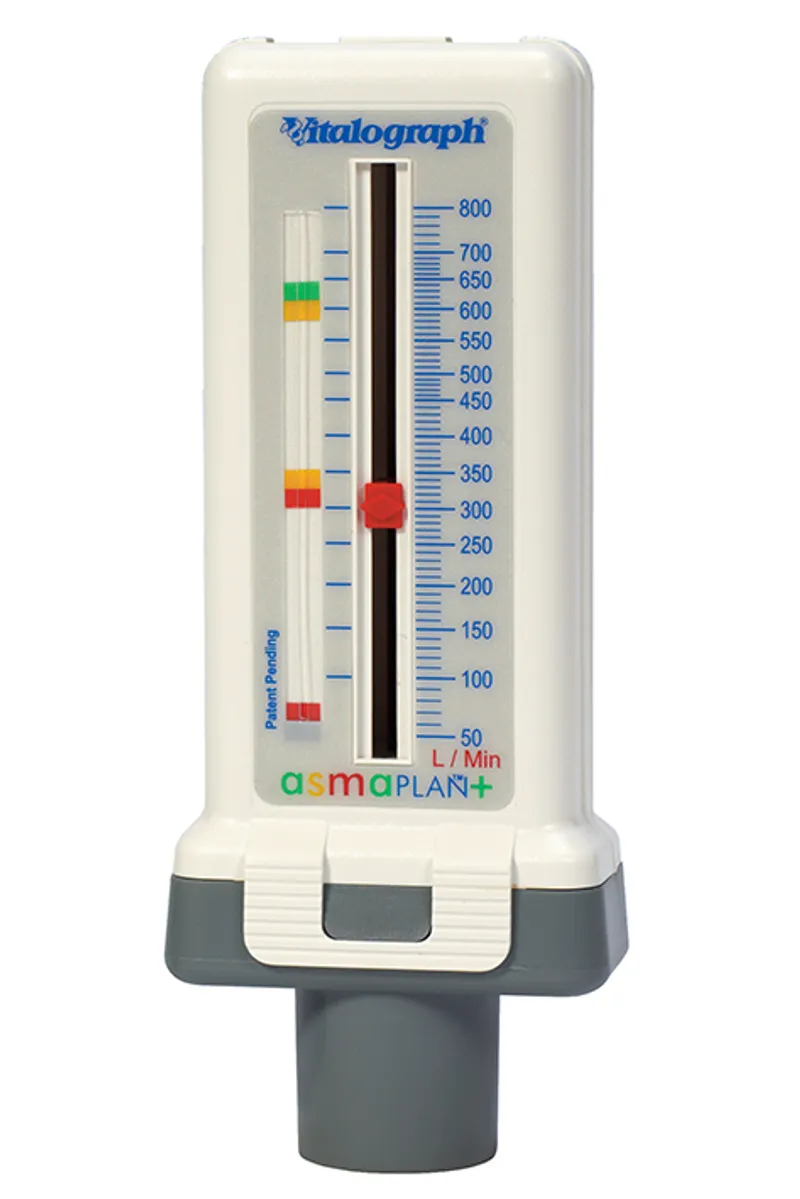 Peak Flow Meter asmaPLAN+, für Erwachsene und Kinder