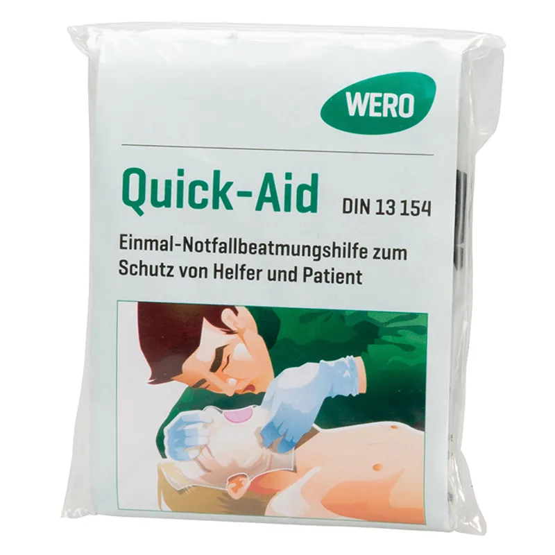 QUICK-AID Einmal-Notfallbeatmungshilfe