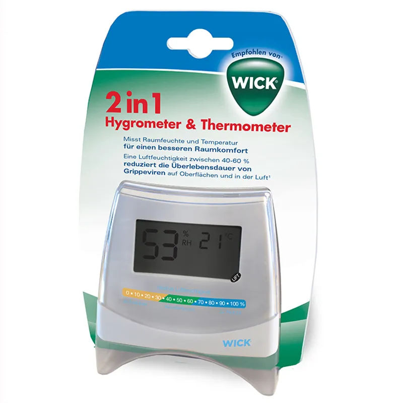 WICK 2-in-1 Hygrometer & Thermometer