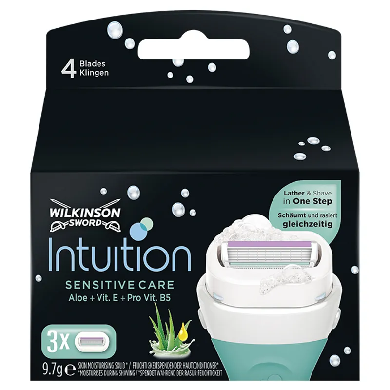 Ersatzklingen für Wilkinson, Intuition Naturals Sens. Care (3 Stck.)