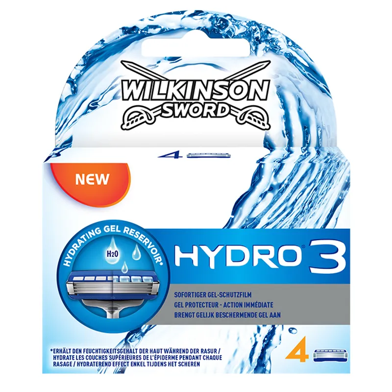 Ersatzklingenfür Wilkinson, Hydro 3 (4 Stck.)