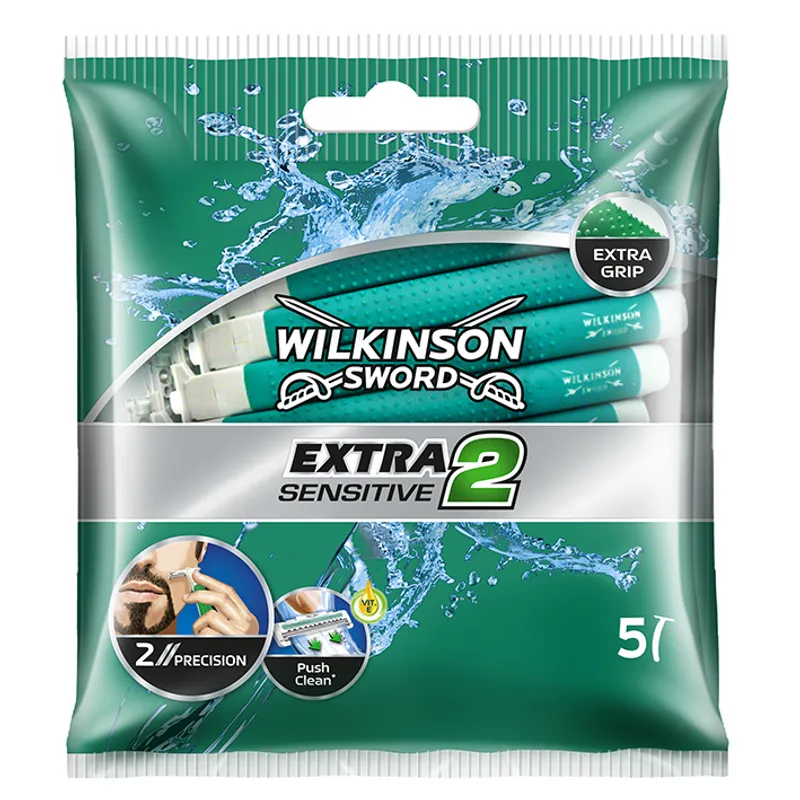 Einmal-Rasierer Wilkinson Extra 2, Sensitive (5 Stck)