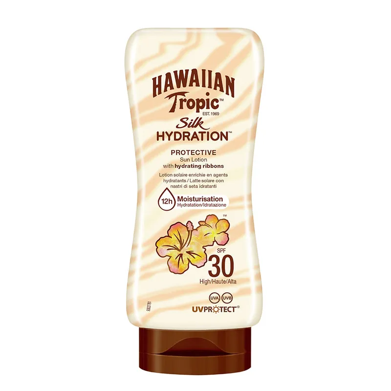 Hawaiian Tropic Silk Hydration Lotion, 180 ml mit LSF 30 #Y302230300#