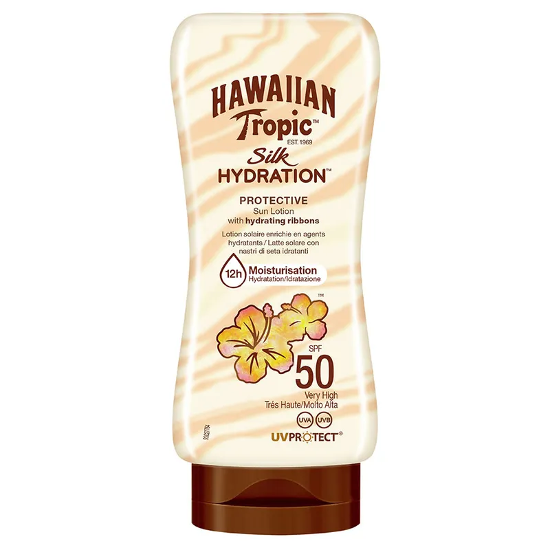 Hawaiian Tropic Silk Hydration Lotion, 180 ml mit LSF 50