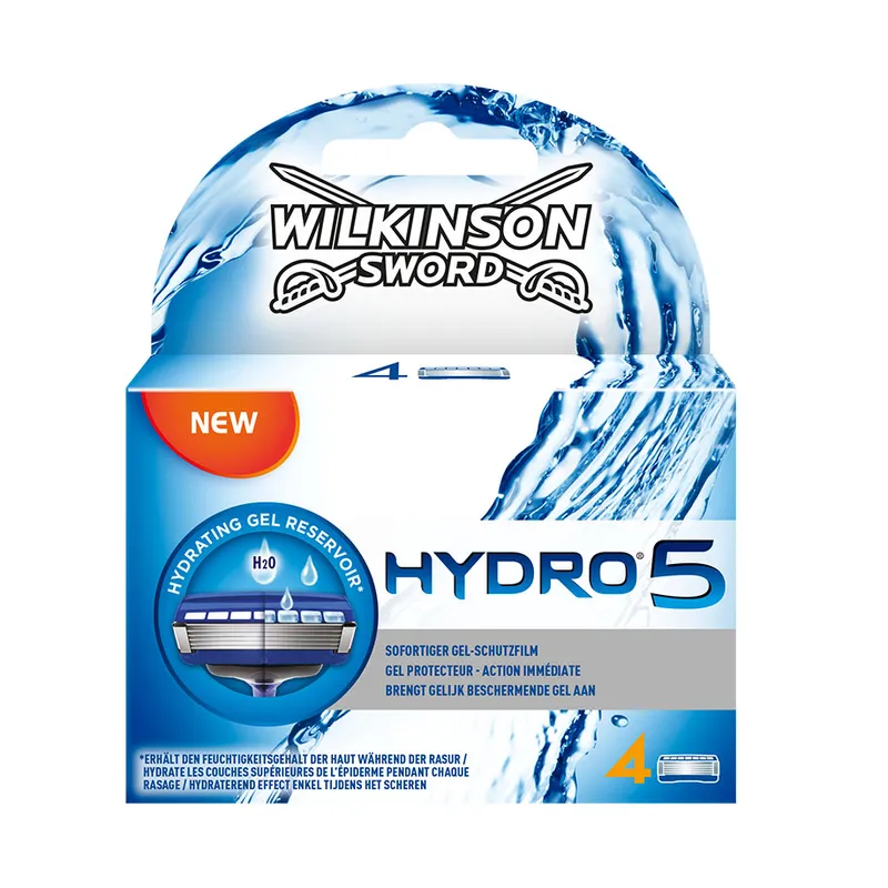 Ersatzklingen für Wilkinson, Hydro 5 (4 Stck.)