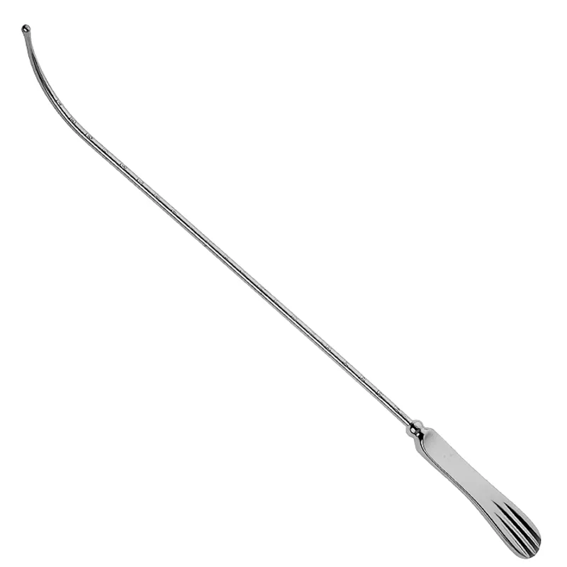 Sims Uterus-Sonde graduiert, starr, 32 cm