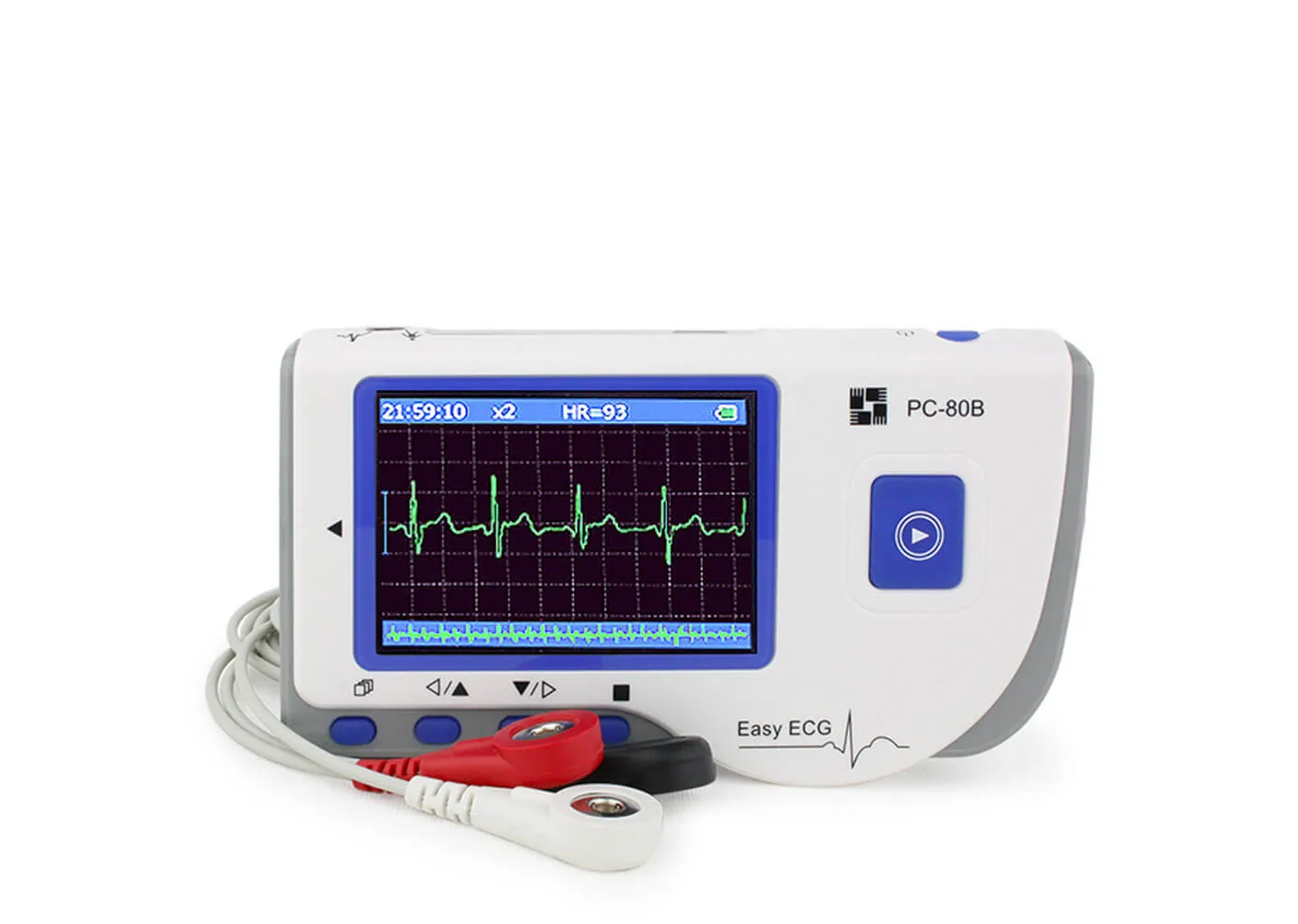 Tragbares 3-Kanal EKG-Gerät